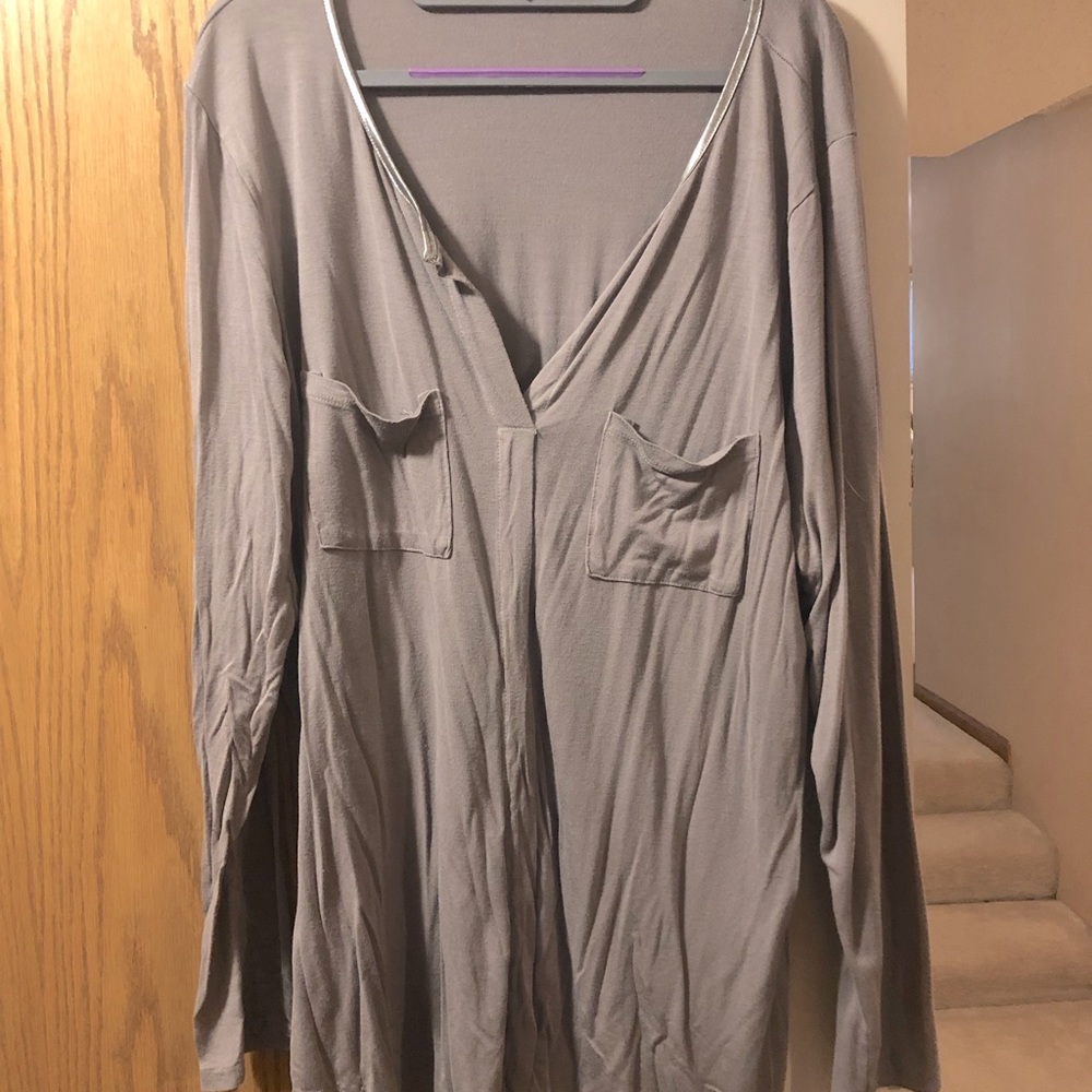 Plus Size Maurices Long Sleeve Top